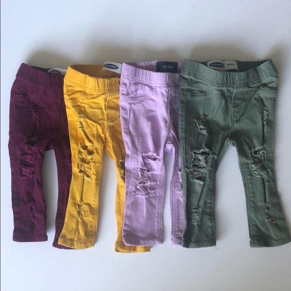 Old Navy Torn and Trendy Jeans